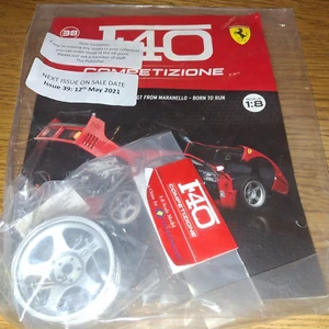 #38 FACTORY SEALED PANINI FERRARI F40 COMPETIZIONE(BUILD YOUR OWN 1:8)PARTS&MAG) - Picture 1 of 1