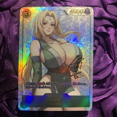 Tsunade NARUTO FANTASIES MANGA WAIFU ACG Anime Holo Girl Card - Image 1 of 4