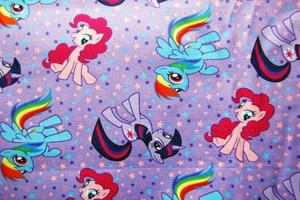 VTG 2014 HASBRO My Little Pony "PONY COTTON" by Springs Creative - BT half yard - Picture 1 of 4
