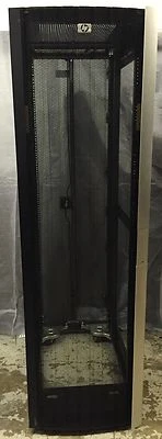 HP 10642 G2 42U Server Rack Cabinet Enclosure With Front & Back Doors 383573-001 - Image 1 of 3