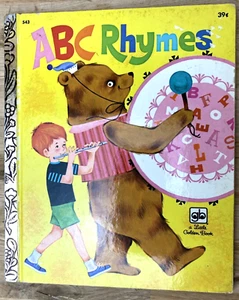 Little Golden Books ABC RHYMES #543 Eight Printing 1974 Classic Children 70s 80s - Imagen 1 de 6