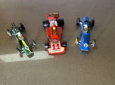 Lot 3 Vintage Lesney Matchbox Formula Race Cars-LOTUS All  Original -VG + - Image 1 of 4