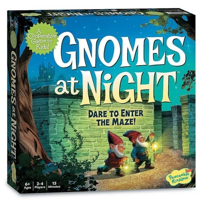 Gnomes At Night - Children's Co-operative Board Game - Peaceable Kingdom - Image 1 of 4