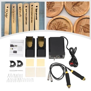 14*11*9cm Wood Burning Machine Kit Wood Burning Machine /LED Display PLUG 60W! - Picture 1 of 22
