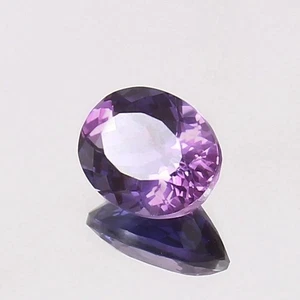 Play Of Fire Purple Pink 9.50 Ct AAA Bi-Color Ceylon Sapphire Oval Cut Gemstone - Picture 1 of 4
