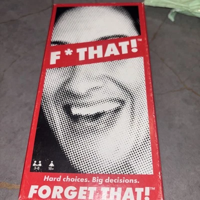 “F* That!” - Forget That - Scenario Guessing Cards Game - 3-8 Players used - Image 1 of 4