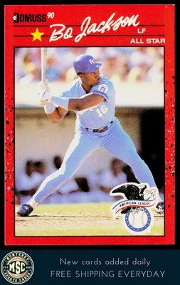 Bo Jackson 1990 Donruss All-Star #650 Kansas City Royals - Image 1 of 2