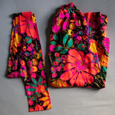 Vintage Handmade M Lowenstein & Sons Inc Fabric Skirt & Scarf - Image 1 of 3