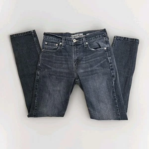 Signature Levis Strauss Jeans Herren 32x30 S37 Slim Straight Stretch Dark Wash - Bild 1 von 10