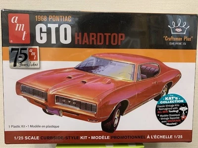 Hot Rod amt 68 Pontiac GTO 1/25 * Monogram Bonneville Catalina Grand Prix Le ... - Immagine 1 di 4