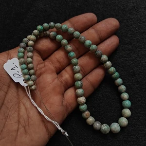 Natural Turquoise Gemstone Heishi Bead Spacer 9X4mm Round Turquois Beads 14"inch - Picture 1 of 11