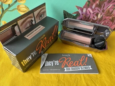 BENEFIT They're Real Duo Shadow Blender NAUGHTY NEUTRAL Eyeshadow BNIB - Image 1 of 4