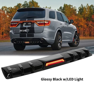 Difusor de parachoques trasero para Dodge Durango R/T SRT 6 aletas alerón con luz de circulación LED Foto 1 de 4