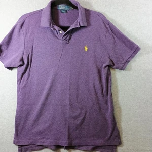 Ralph Lauren Polo Shirt Mens Medium Custom Fit Short Sleeve Classic Pony - Picture 1 of 9