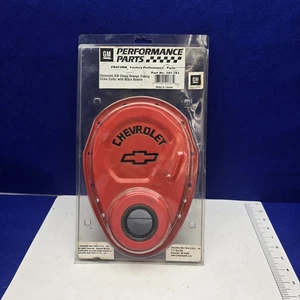 Cubierta de distribución Proform 141-783; pajarita Chevy Performance acero naranja para SBC - Imagen 1 de 3
