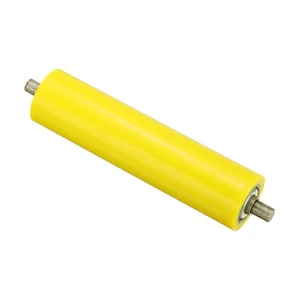 Stainless Steel Polyurethane Conveyor Roller 2" X 8", Yellow - Picture 1 of 6
