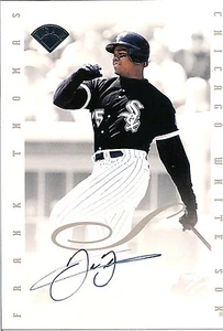 FRANK THOMAS AUTOGRAPH SIGNED AUTO JUMBO CARD FROM LEAF ALSO PSA/DNA #ED. - Picture 1 of 1