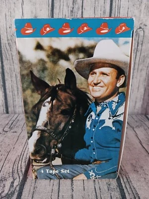 Gene Autry America's Cowboy Best Of The West VHS 4 Tape Set / Video Tapes Movies - Image 1 of 4