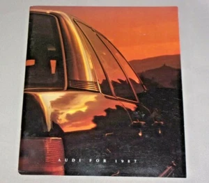 Folleto de colección catálogo de concesionarios Audi 1987, modelos 4000 y 5000 - Imagen 1 de 6