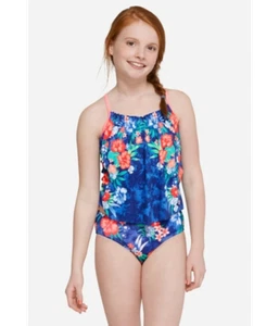 Justice for Girls Tropical Print Tankini Swimsuit UPick Size - Picture 1 of 1