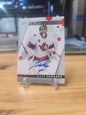 2022-23 SP Authentic Mads Sogaard RC Future Watch Auto /999 Ottawa Senators