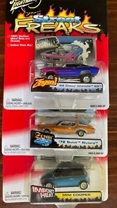 Johnny Lightning 2004 Street Freaks 3-pack - 72 Riviera, 68 Chevelle SS, Mini - Picture 1 of 4