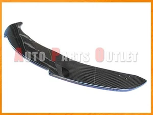 Universal Carbon Fiber Front Flat Spoiler Lip For 05-13 E90 E92 3-Series 2Dr/4Dr - Picture 1 of 2