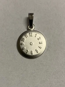 Anhänger Taufuhr inkl. Gravur zB Sternzeichen Kette 925 Silber Uhr Kinder Baby  - Bild 1 von 6