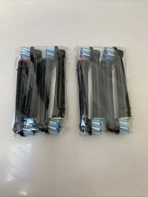 Electric Toothbrush Replacement Brush Heads Oral B 8 Pack Colored Rings NEW - Image 1 of 3