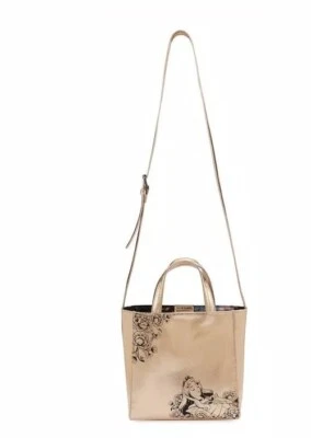 迪士尼商店睡美人 60 周年手提包 玫瑰金包 全新 — 第 1/4 张图片