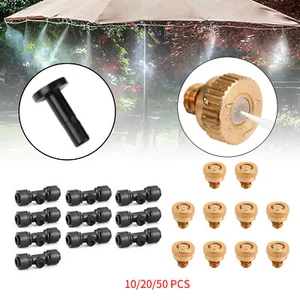 0.012"-0.024" Brass Misting Nozzles Water Mister Sprinkle For Cooling System AUS - Picture 1 of 23