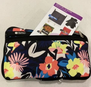 LeSportsac Large Three-section Convertible Tote. Zip & Close To 11 X 7 X 1.5 - Picture 1 of 11