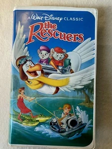 Disney Classic THE RESCUERS Clamshell VHS Cassette Tape - Picture 1 of 3