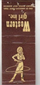Streichholzheft - Westernmädchen für Hilfe auf Zeit - Bilderstreichhölzer - Bild 1 von 2