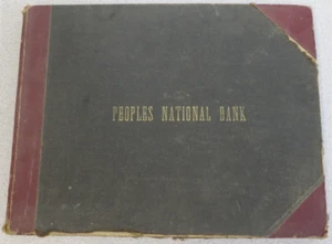 Peoples National Bank, vintage checks - Burlington Kansas - Ernest Bates Produce - Picture 1 of 7