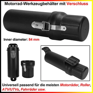 Universal-Werkzeugrohr-Set Wasserdichte Motorrad-Aufbewahrungsbox mit Verschluss - Picture 1 of 21