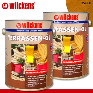 Wilckens 2 x 2,5 L Olio Antiscivolo per Balconi Teak Protezione Legno di Cura - Picture 1 of 1