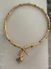 New Gold Chain Crystal Snake Fashion Statement Necklace Choker Collar Magnet Au