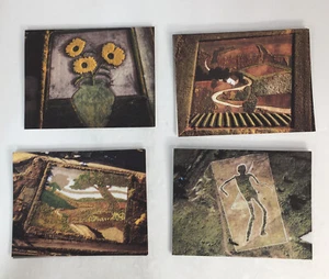 Set of 10 Unused Blank Vintage Stan Herd Earthworks Notecards/Envelopes in box - Picture 1 of 12