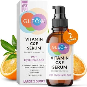 NEW Vitamin C & E Serum for Face - With Hyaluronic Acid - 2 FL Oz - Picture 1 of 7