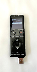 Sony ICD-UX570 Portable Digital Voice Recorder & mp3 player Black working 100%