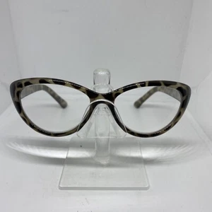 Betsey Johnson +2,50 Lesebrille Lesebrille Braun/Grau Animal Print Neu ohne Etikett - Bild 1 von 7