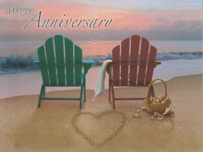 Happy Anniversary Card - Time is Measured by Cherished Memories - Image 1 of 3