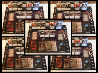 For the Mansions of Madness Second Board Game 5 x Player Mats & Card Holders - Image 1 of 2