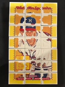 1989 Donruss Warren Spahn Complete Puzzle 63 Piece Set - Milwaukee Braves - Picture 1 of 1