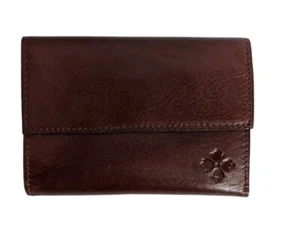 Patricia Nash Woodstock Leather Frame Wallet-British Tan-NWT - Picture 1 of 5