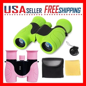 Binoculars Kids 8 x 21 High Resolution Adjustable Light Weight Toy Outdoor