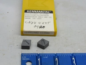 INSERTOS CERÁMICOS KENNAMETAL CNGX-453-T (10 PIEZAS) NUEVO GRADO KY3500 - Imagen 1 de 2