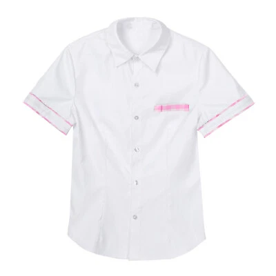 Women's Secretary Cosplay Cosplay Teacher Uniform Outfit Button Shirt Costume - Image 1 of 4