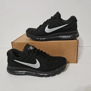 Nike Wmn Air Max 2017 Black Silver Womens Size 9.5/Mens Size 8 - Picture 1 of 6